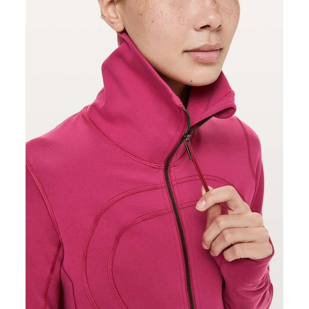 Lululemon In Stride Jacket Violet Red Size 8